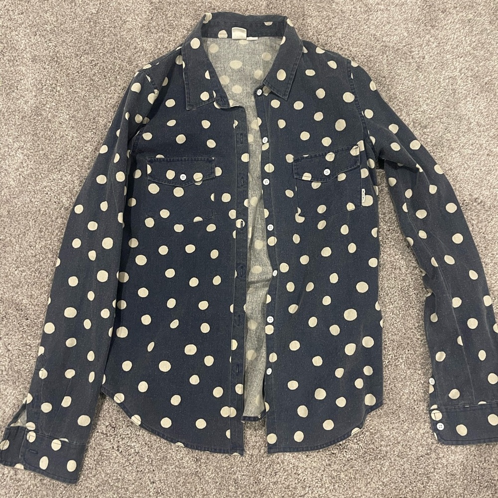 Button down jean shirt